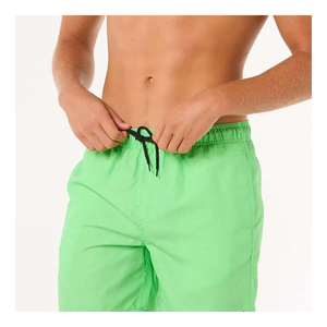 Hot Selling Customizable <b>Men</b> Woven Mesh <b>Shorts</b> Sale Breathable Knee Length Quick Dry Vintage Mid Drawstring Closure Solid <b>White</b> - Product Image 2