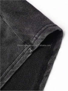 T-shirt décontracté d'été pour homme en jersey de coton/bambou, coupe droite, épaules tombantes, motif uni, anti-plis, séchage rapide, respirant - Product Image 4