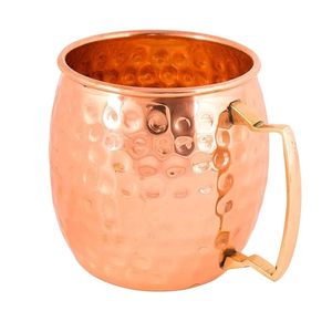 Decorated Copper Moscow Mule <b>Mugs</b> Built For Stylish Cold Drink Presentation In Kitchen Bar And Dining Functions - Product Image 1