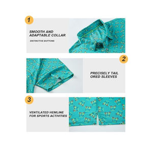 Polo para Hombre, Ligero, de Algodón, Informal, para Verano, Estilo Business Casual, Transpirable, con Cuello Solapa - Product Image 5