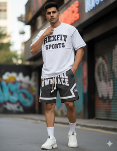 เสื้อยืดสกรีนลายเพชรแบบกำหนดเองจากผู้ผลิต ผ้าฝ้ายพรีเมียมทรงโอเวอร์ไซส์ สตรีทแวร์ เนื้อผ้านุ่ม เสื้อยืดโลโก้แบบกำหนดเอง - Product Image 2