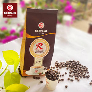 Vietnam marque 500g robusta torréfié en poudre caféiné café en grains entiers nouveau rôti moyen 100% haricots robusta HALAL HACCP - Product Image 6