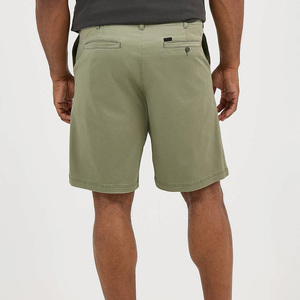 Pantalones Cortos Bermuda Casuales de Color Sólido para Hombre, Cintura Media, Cierre con Cordón, 100% Algodón Transpirable, Diseño con Bolsillo Frontal con Logotipo - Product Image 5