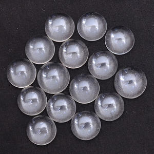 คริสตัลควอตซ์ทรงกลมขนาด 9 มม.-10 มม. แบบคาโบชอง คริสตัลควอตซ์ใสธรรมชาติ พลอยกึ่งมีค่าแบบคาโบชอง สำหรับทำเครื่องประดับ - Product Image 3