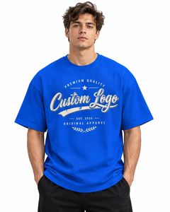 เสื้อยืดคอกลมแขนสั้นผู้ชาย สีดำ ผ้าฝ้าย 100% ทรงปกติ สไตล์ลำลอง ผ้าเจอร์ซีย์ ทอเรียบ สีพื้น - Product Image 4
