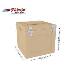 120L Heavy Duty ABS Cooler Box Recyclable Square Ice <b>Chest</b> Thermal Insulated Cold <b>Storage</b> Box <b>for</b> Fishing - Product Image 1