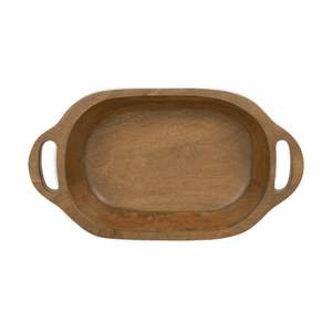 Plateau de service en bois laqué de qualité supérieure, design élégant, couleur naturelle, artisanal, prix bas pour restaurant - Product Image 3