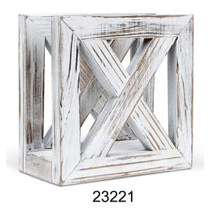 Top à la mode en bois rustique blanc fini porte-serviettes dernière conception porte-serviettes en bois adapté à la maison hôtel cuisine café - Product Image 5