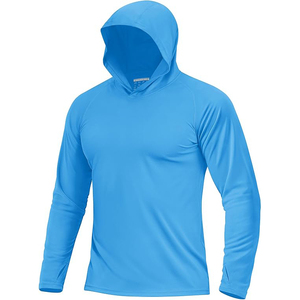 Sweat à capuche de sport pour homme, style veste de survêtement zippée, léger, pour la course à pied, la gym et l'entraînement - Product Image 1