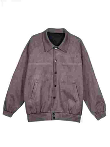 Timeless Casual Winter <b>Suede</b> Leather Canvas <b>Jacket</b> Stand Collar Anti-Bacterial Breathable Windproof Comfortable Refined Texture - Product Image 3