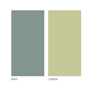 กระเบื้องปูพื้นและผนังเคลือบเงาแบบวิทริฟายด์ ขนาด 600x1200 มม. สีมิ้นท์และเลมอน สำหรับตกแต่งภายในสไตล์โมเดิร์น ผิวด้าน ป้องกันรอยขีดข่วน ขนาดใหญ่ - Product Image 1