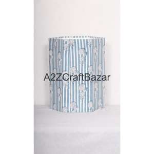 Poubelle hexagonale pliable en carton de coton tendance, design élégant, ouverture supérieure, taille personnalisée, pour bureau et hôpital - Product Image 2