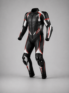 Black <b>Summer</b> Biker Moto Leather <b>Motorcycle</b> Racing Suit <b>Jacket</b> Trousers Set Breathable Waterproof Windproof Custom Logo Plus Size - Product Image 1
