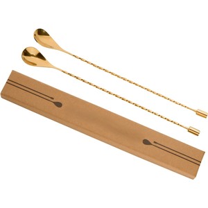 Cuillère à cocktail élégante en acier inoxydable, manche torsadé de qualité supérieure, outil de mélange de boissons, accessoire de bar de luxe - Product Image 6