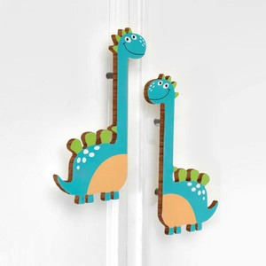 Nouvelle Arrivée Poignées de tiroir pour enfants en bois d'acacia en forme de dinosaure, poignées de commode, poignées de meubles décoratives en bois de haute qualité - Product Image 1