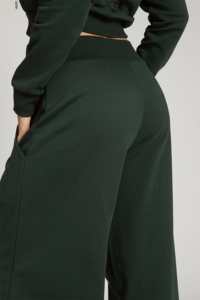 Pantalon de jogging pour femme de qualité supérieure, taille mi-haute, style streetwear, hiver, 100% coton, taille élastique, coupe ample - Product Image 3