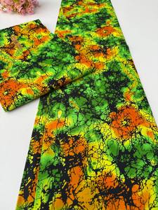 Siyara Leone ผ้าฝ้ายเคลือบขี้ผึ้งสไตล์แอฟริกันที่มีดีไซน์สองสีที่เป็นที่นิยมเหมาะสำหรับงานตัดเย็บเสื้อผ้างานฝีมือและงานควิลท์ - Product Image 4