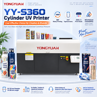 2026 Pro Printer Inkjet UV Silinder Putar Digital 360 Derajat Baru dengan Kepala Cetak Ricoh dan Tangki Isi Ulang untuk Botol Air Otomatis