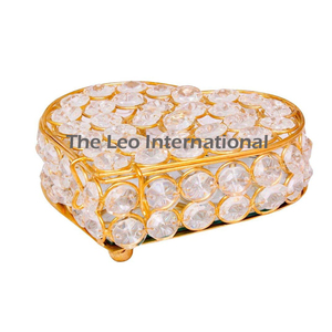 Unique Style Crystal Beaded <b>Box</b> Other Home Decor Jewelry <b>Box</b> for Ear Ring Other <b>Small</b> Jewelry Items <b>Storage</b> - Product Image 6