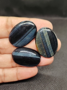 Blue <b>Tiger</b> <b>Eye</b> Gemstone Wholesale 100%Natural <b>Tiger</b> <b>Eye</b> Beautiful Crystal Gemstone for Jewellery Making Ready to Ship - Product Image 4