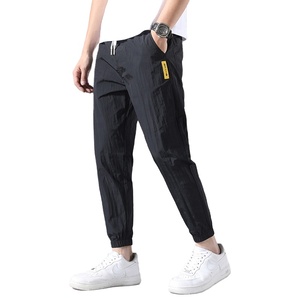 Men's Athletic <b>Joggers</b> Pants Summer Casual Elastic Waist <b>Slim</b> Fit Cotton <b>Jogger</b> Pants Boys Style - Product Image 1
