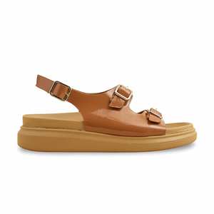 Sandalia de tacón formal marrón PU0559 - Product Image 4