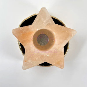 Lámpara de Sal 100% Natural en Forma de Estrella, Nueva en Stock, Mejor Precio, Lámpara de Sal en Forma de Estrella en Venta - Product Image 4