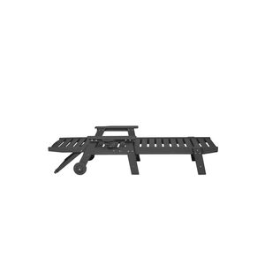 Set di 2 Sdraio Oversize in HDPE con 5 Posizioni e Portabicchieri, Lettino Prendisole da Esterno con Ruote - Product Image 6