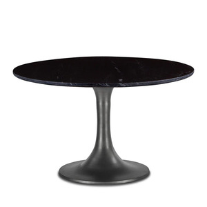 Modern <b>Outdoor</b> Bistro Marble <b>Table</b> Commercial Furniture Restaurant <b>Foldable</b> Black Marble <b>Table</b> - Product Image 1