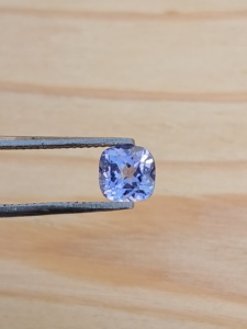 Tanzanite naturelle bleue taille coussin 6x6 MM 1,05 Ct Pierre précieuse en vrac à jeu de couleurs pour la fabrication de bijoux Haram Gems Art - Product Image 3