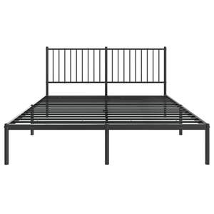 โครงเตียงเหล็กเคลือบสีดำขนาดคิงไซส์ เตียงโลหะ - Product Image 5