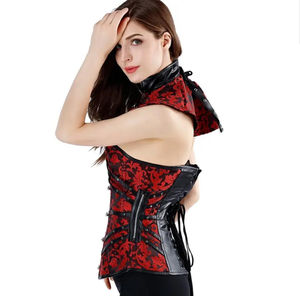 Nouveau corset élégant en acier mince désossé pour femmes 100% qualité supérieure confortable avec nœud et dentelle décoration Service OEM - Product Image 5