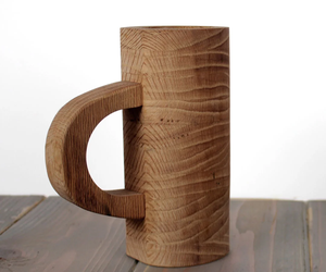 Couvercle étanche isolation sous vide tasse à café Unique personnalisé tasses à café en bois prix de gros par croissant artisanat - Product Image 3