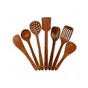 ช้อนไม้แบบดั้งเดิมสำหรับทำอาหารและโต๊ะรับประทานอาหาร - Product Image 1