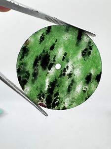 หน้าปัดนาฬิกาแบบขัดเงาด้านเดียว รูบี้โซไซต์ ขนาด 28.5 มม. หนา 0.7 มม. รูตรงกลาง 2 มม. - Product Image 4