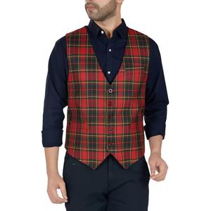Chaleco Escocés de Lana para Hombre, de Alta Calidad, Sólido, Corte Regular, Sin Mangas, Transpirable y Antiarrugas - Product Image 2