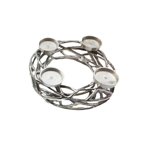 Support de bougie chauffe-plat en métal personnalisable en gros, qui rehausse les occasions festives avec une éclairage chaleureux - Product Image 3