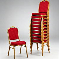 Chaises en alliage d'aluminium avec coussin pour banquets, mariages, réunions VIP, formations, restaurants, salles à manger, hôtels, usage intérieur, vente en gros