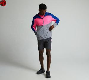 Chaqueta Cortavientos para Hombre, Personalizada, Ligera, 100% Nailon, con Cierre, Sudadera con Capucha, Impermeable - Product Image 2