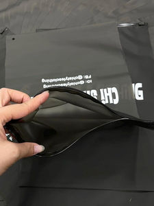 <span class=keywords><strong>Bolsas</strong></span> de Plástico con Cierre Deslizante, Impresión Personalizada, Color Negro Mate Esmerilado, Impermeables, para Ropa <span class=keywords><strong>Shein</strong></span> - Product Image 6