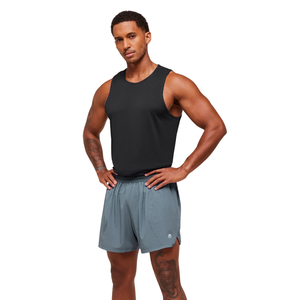 Pantalones Cortos Deportivos para Hombre, 5 Pulgadas, Ligeros, Transpirables, de Secado Rápido, para Gimnasio y Entrenamiento, Color Azul Hierro - Product Image 3