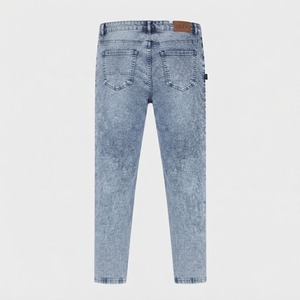 Custom Denim Pants Factory Wholesale Jeans <b>Men</b> Women Premium Quality Cotton Denim Casual <b>Trousers</b> <b>Baggy</b> Fit - Product Image 2