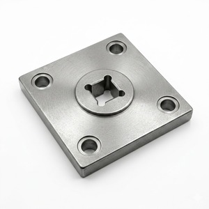 Custom Precision <b>Drill</b> <b>Jig</b> Fixture Plate Accurate Hole Location CNC Machining Metalworking Tooling Square Base Component - Product Image 1
