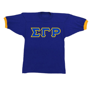 Camiseta Deportiva Clásica Personalizada con Letras Sigma Gamma Rho para Mujer, Camiseta Deportiva Bordada de la Hermandad Griega, Ropa Deportiva al por Mayor - Product Image 1