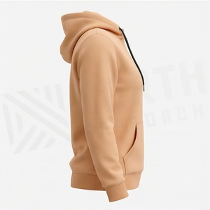 เสื้อฮู้ดดี้ผู้ชายปักโลโก้ตามสั่ง สีตามสั่ง แขนยาว ซิป ¼  กระเป๋าจิงโจ้ ผ้าฝ้าย กันลม - Product Image 3