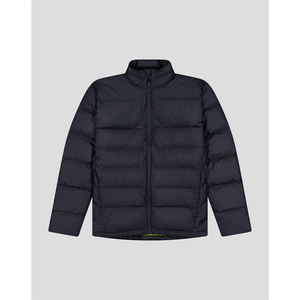 Veste matelassée à capuche décontractée pour homme, personnalisable avec logo, manteau d'hiver chaud, coupe-vent grande taille avec fermeture éclair, OEM - Product Image 1