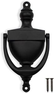 Timbre de Puerta Negro Antiguo, Timbre de Puerta Delantero Tradicional Negro, Timbre de Puerta Rústico de Hierro Negro, Timbre de Hierro Fundido - Product Image 5