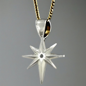 Aro de plata 925 Midi con diseño de colgante NorthStar Fábrica de joyería al por mayor en Tailandia - Product Image 1