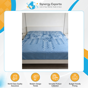 Latest Stock Arrival Top Notch Quality Unique Style 4 Pcs Polyester Printed Bedsheet Set for Genuine Wholesale Purchasers - Product Image 3