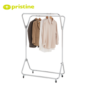 Mueble de Almacenamiento Moderno de Metal para Sala de Estar Shopee, Organizador de Ropa Multifuncional de Doble Barra con Altura Ajustable DIY - Product Image 3